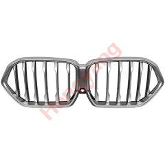 Auto Spare Parts Car Bodykit Car Front Bumper Grille for BMW X6 Series G06 Modified to M Tech 2020-2022 Silvery&Glossy Black,www.hongyangcorp.com,Auto Spare Parts Car Bodykit Car Front Bumper Grille for BMW X6 Series G06 Modified to M Tech 2020-2022 Silvery&Glossy Black