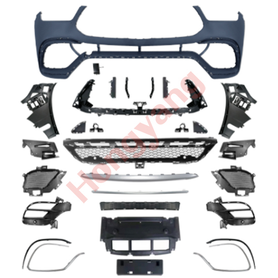 Best Facelift Kit to Maybach Bodykit Spare Parts and Accessories for Cars Front Bumper with Grille for Mercedes Benz W167 GLE,www.hongyangcorp.com,Best Facelift Kit to Maybach Bodykit Spare Parts and Accessories for Cars Front Bumper with Grille for Mercedes Benz W167 GLE