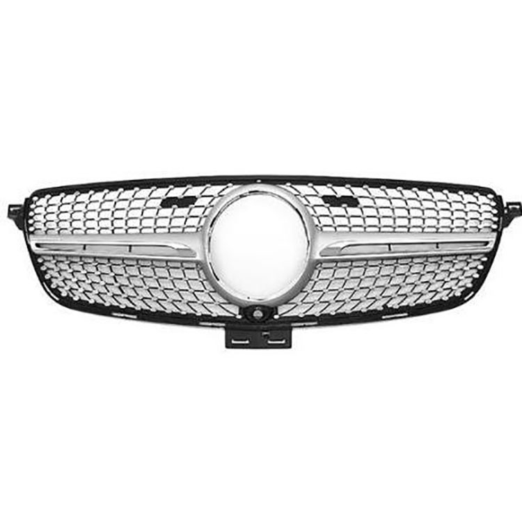 Car Accessories Car Grille for Mercedes Benz GLE W166 2016-2019 Diamond GTR Black Silver,www.hongyangcorp.com,Car Accessories Car Grille for Mercedes Benz GLE W166 2016-2019 Diamond GTR Black Silver