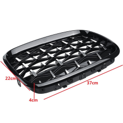 Hot Selling Accessories of Car Diamond Black Frame With Black Point Front Bumper Grille for BMW X5X6 E70/71 2007-2013,www.hongyangcorp.com,Hot Selling Accessories of Car Diamond Black Frame With Black Point Front Bumper Grille for BMW X5X6 E70/71 2007-2013