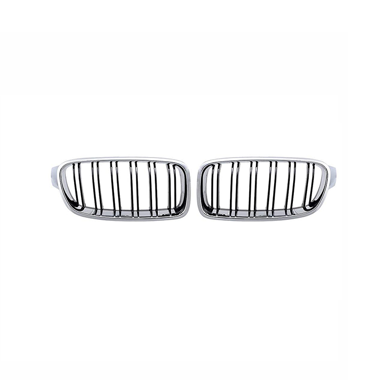 New Model Grill Chrome Black Line Chrome Frame Car Front Bumper Grille for BMW 3 Series F30/F35 2012-IN
