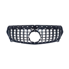 Car Front Bumper Grille for Mercedes Benz Class CLA W117 Upgrade to GT-R 2017-2018 Grille Silver,www.hongyangcorp.com,Car Front Bumper Grille for Mercedes Benz Class CLA W117 Upgrade to GT-R 2017-2018 Grille Silver