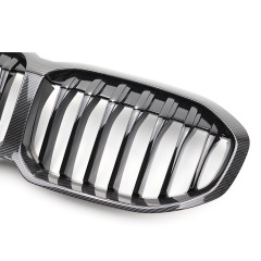 Automobile Carbon Look Single Slat Front Bumper Radiator Mesh Grille Car Front Grille Fit for BMW Series 1 F40 2020,www.hongyangcorp.com,Automobile Carbon Look Single Slat Front Bumper Radiator Mesh Grille Car Front Grille Fit for BMW Series 1 F40 2020