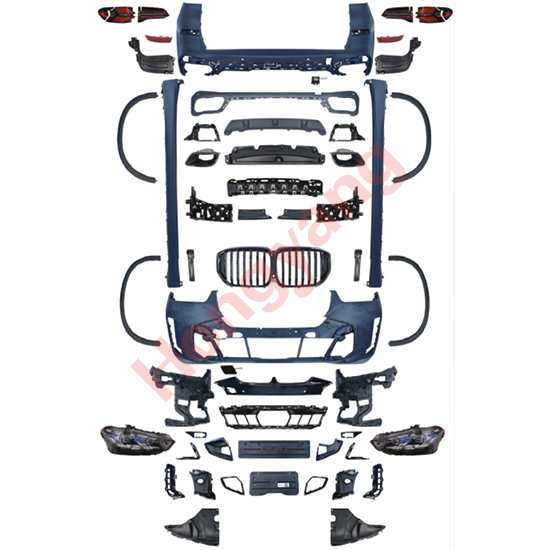 Car Auto Spare Parts  Front Bumper Assy Grille Front Lip Spoiler Bodykit for BMW X5 Series G05 2019-2022 Modified to X5M 2023+,www.hongyangcorp.com,Car Auto Spare Parts  Front Bumper Assy Grille Front Lip Spoiler Bodykit for BMW X5 Series G05 2019-2022 Modified to X5M 2023+