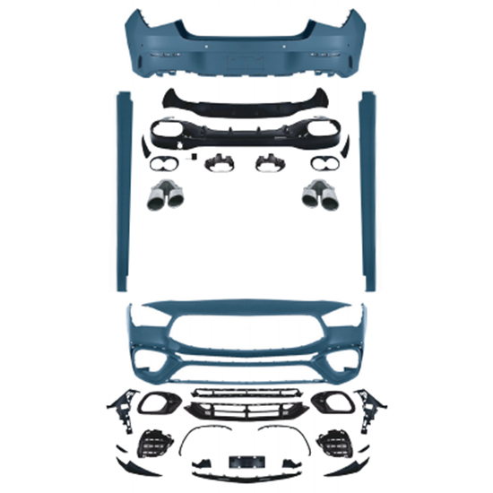 Auto Parts Car Body Kits Rear Bumper Rear Diffuser Front Bumper for Mercedes Benz Class CLA W118 Upgrade to AMG45 2020-2024,www.hongyangcorp.com,Auto Parts Car Body Kits Rear Bumper Rear Diffuser Front Bumper for Mercedes Benz Class CLA W118 Upgrade to AMG45 2020-2024