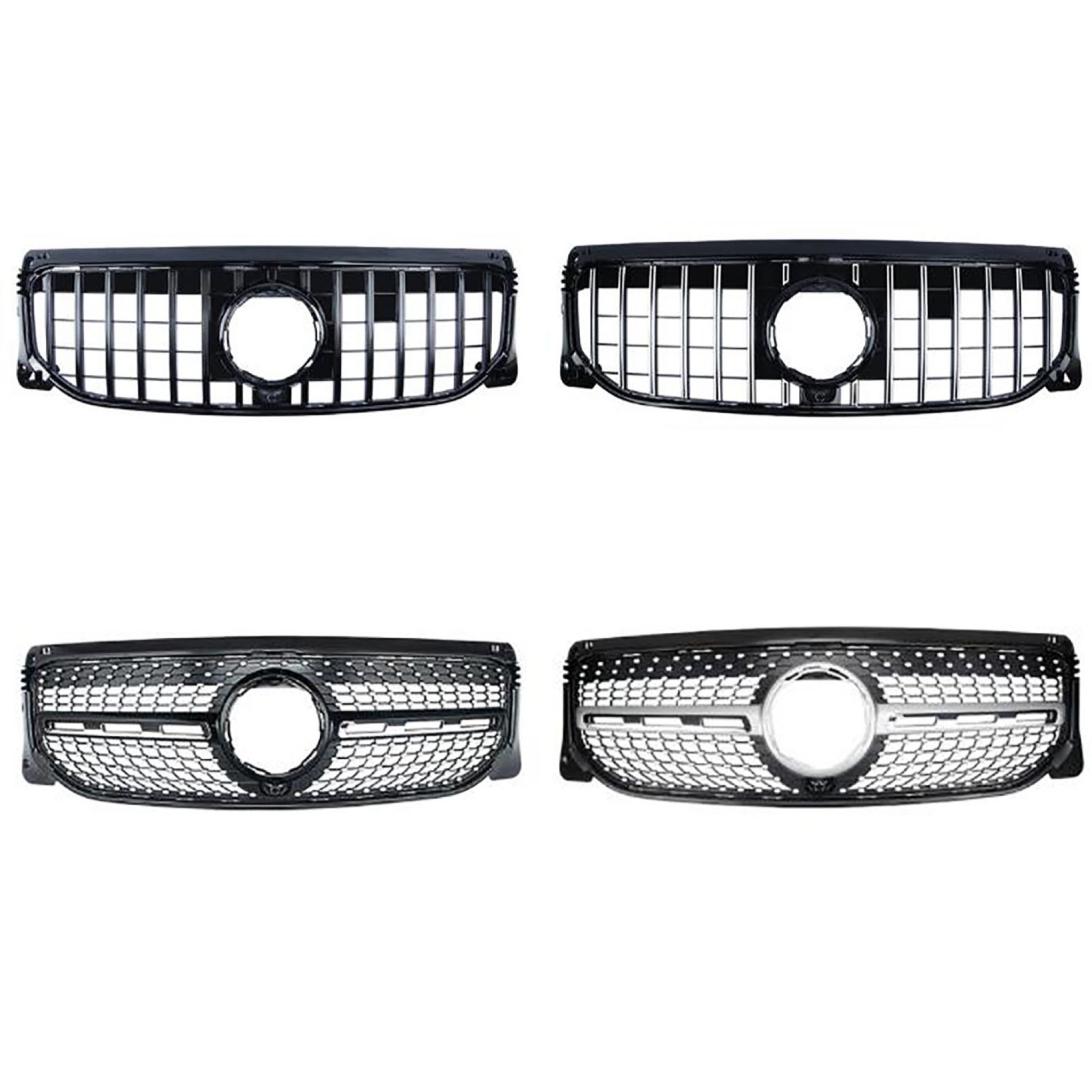 Facelift Kit GTR/Diamond Bumper Grille for Mercedes Benz Class G W463 GLA X156 H247 GLB W247,www.hongyangcorp.com,Facelift Kit GTR/Diamond Bumper Grille for Mercedes Benz Class G W463 GLA X156 H247 GLB W247