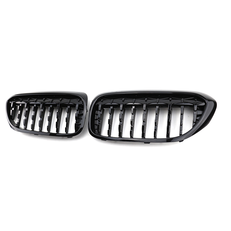 Diamond Black Modified Replacement Accessories Front Bumper Mesh Radiator Grille Car Front Grille Fit for BMW G30 2017-2020