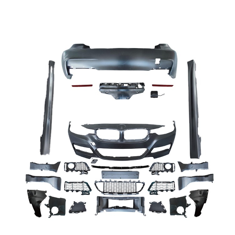 Chinese Car Accessories MT Style PP Body Kit for BMW 3 SERIES F30 F35 2012-2018 Car Front Bumper Fender Side Skirt