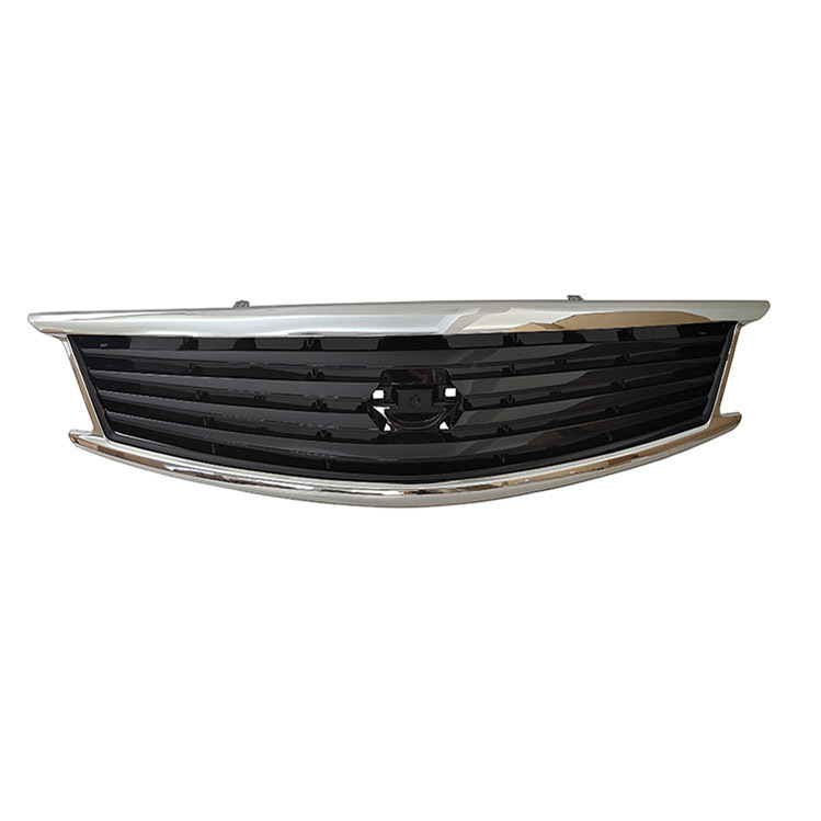 Car Grille Gloss Black Inside Chrome Frame Front Bumper Grille for Infiniti G35 G25 2011-2012 G37 2007-2013 Sedan 62310-1NF1A
