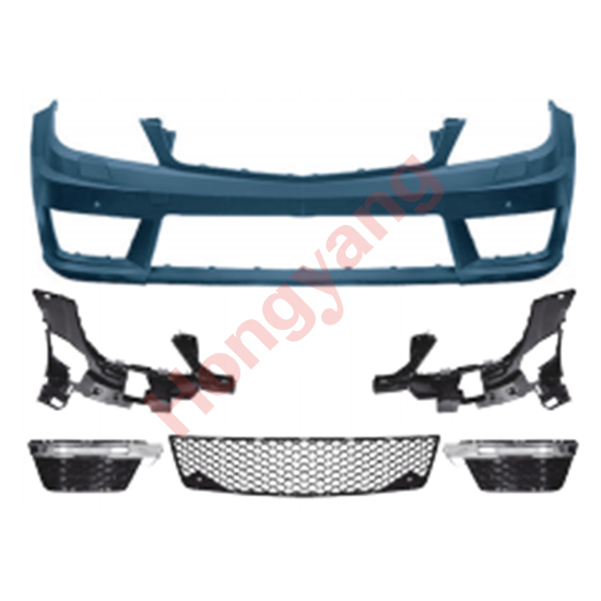 Facelift to to C63 AMG Bodykit Grille Front Bumper Set for Benz W204 Grill Body Kit Car Exterior Accessories Auto Front Bumper,www.hongyangcorp.com,Facelift to to C63 AMG Bodykit Grille Front Bumper Set for Benz W204 Grill Body Kit Car Exterior Accessories Auto Front Bumper