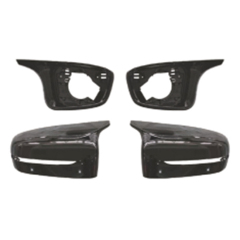 Auto Spare Parts Car Front Bumper Mirror Cover for BMW 5Series G30 G38 Modified to M5 2018-2023 A.Gloss black/B.Carbon Look