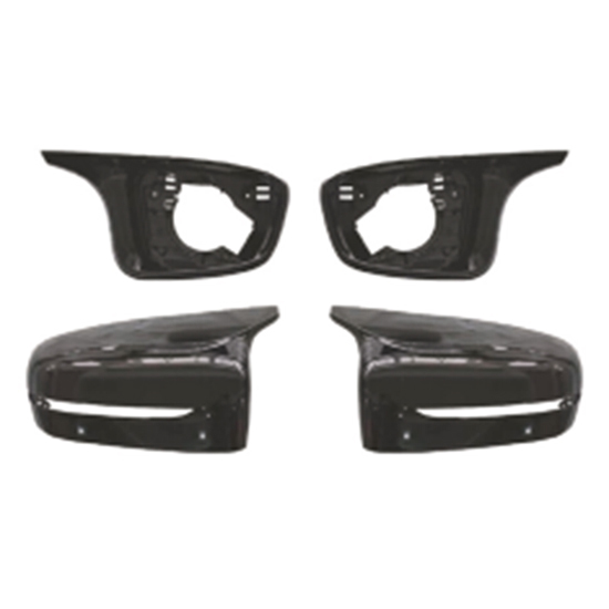 Auto Spare Parts Car Front Bumper Mirror Cover for BMW 5Series G30 G38 Modified to M5 2018-2023 A.Gloss black/B.Carbon Look