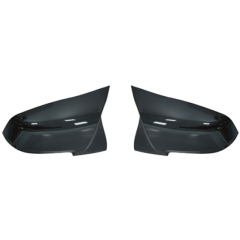 Auto Parts Car Front Bumper Mirror Cover for BMW 4 Series F32 F33 F36 Upgrade to M4 2014-2019 A.Gloss Black/B.Carbon Look