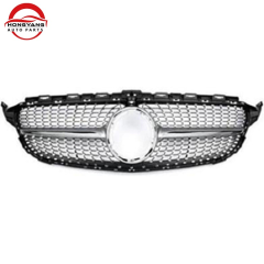 Auto Parts Car Front  Grille for Mercedes Benz W205 C W205 2019-IN Diamond Silver High Configuration,www.hongyangcorp.com,Auto Parts Car Front  Grille for Mercedes Benz W205 C W205 2019-IN Diamond Silver High Configuration