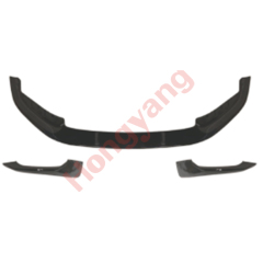 Auto Parts Car Front Bumper Front Lip for BMW 5Series G30 G38 Modified to M-Performance 2021-2023 A.Gloss black/B.Carbon Look