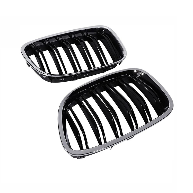 Factory Price Auto Part Chrome/M Color Double Line Car Front Mesh Grille for BMW 5 Series F07 GT 2009-2016,www.hongyangcorp.com,Factory Price Auto Part Chrome/M Color Double Line Car Front Mesh Grille for BMW 5 Series F07 GT 2009-2016