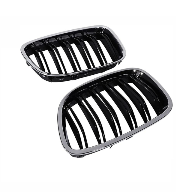 Factory Price Auto Part Chrome/M Color Double Line Car Front Mesh Grille for BMW 5 Series F07 GT 2009-2016,www.hongyangcorp.com,Factory Price Auto Part Chrome/M Color Double Line Car Front Mesh Grille for BMW 5 Series F07 GT 2009-2016