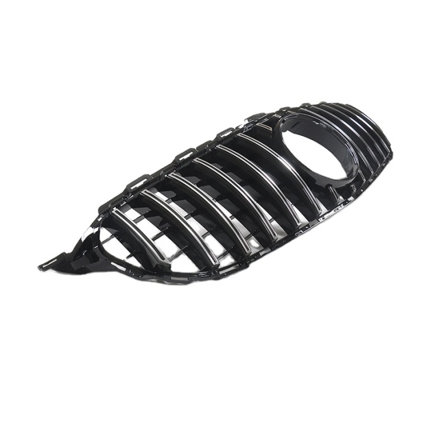 Car Bumper Grille Silver Front Grille for Mercedes Benz C Class W205 2015-2018 GTR Style,www.hongyangcorp.com,Car Bumper Grille Silver Front Grille for Mercedes Benz C Class W205 2015-2018 GTR Style