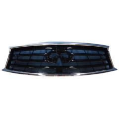 Auto Accessories Car Grille Front Bumper Grille 3.5L Black Inside+Chrome Frame for Infiniti QX70 2014-2017 62070-3EV1B