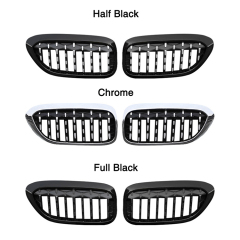 Black Colour Single Slat Car Bumper Grille Fit for BMW 5 Series G30 2017  Mesh Front Grille