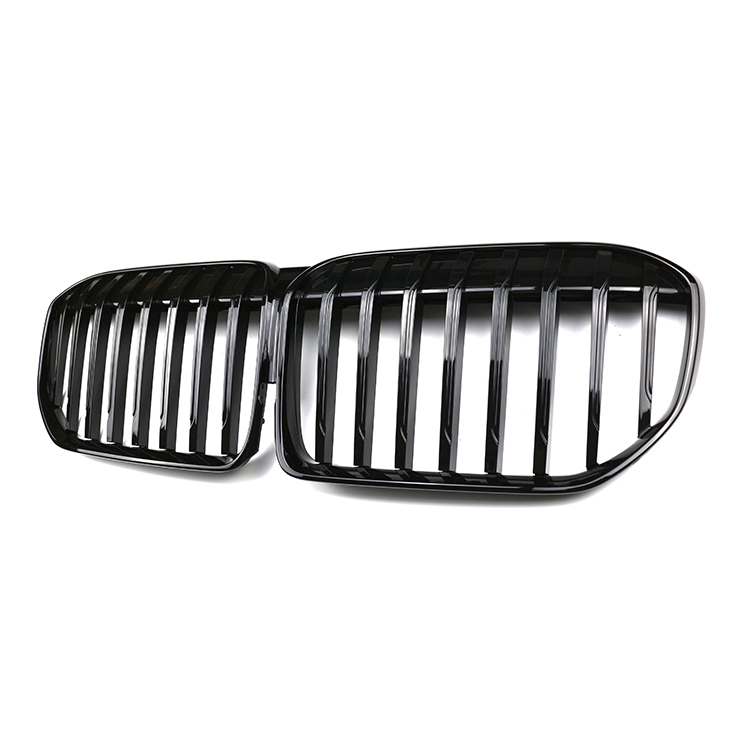 Auto Accessories Parts Gloss Black Single Slat Front Bumper Mesh Grille Car Front Grille Fit for BMW Series 7 G11