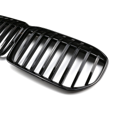 Car Decorations Parts Gloss Black Single Slat Front Bumper Mesh Grille Car Front Grille Fit for BMW Series 7 G11