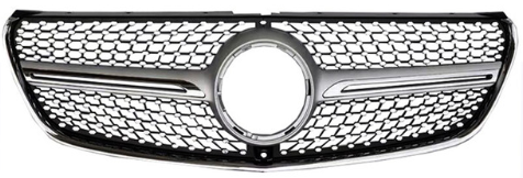 Auto Parts Front Bumper Grille Diamond Style Grille Mesh Replacement Car Gille for Mercedes-Benz  Class V  V260  2016-2020,www.hongyangcorp.com,Auto Parts Front Bumper Grille Diamond Style Grille Mesh Replacement Car Gille for Mercedes-Benz  Class V  V260  2016-2020