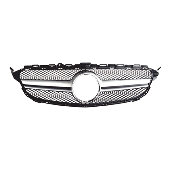 Car Body Kits Front Bumper Grille Silver for Mercedes Benz Class C W205/C205 Upgrade to AMG 2019-2021 Vehicle Spare Parts Grille,www.hongyangcorp.com,Car Body Kits Front Bumper Grille Silver for Mercedes Benz Class C W205/C205 Upgrade to AMG 2019-2021 Vehicle Spare Parts Grille