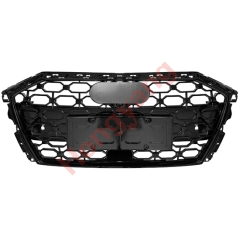 Car Auto Spare Parts Bodykit Grille for Audi A3 Upgrade to RS3 Black Front Bumper Bright Black Honeycomb 2021 2022 2023,www.hongyangcorp.com,Car Auto Spare Parts Bodykit Grille for Audi A3 Upgrade to RS3 Black Front Bumper Bright Black Honeycomb 2021 2022 2023