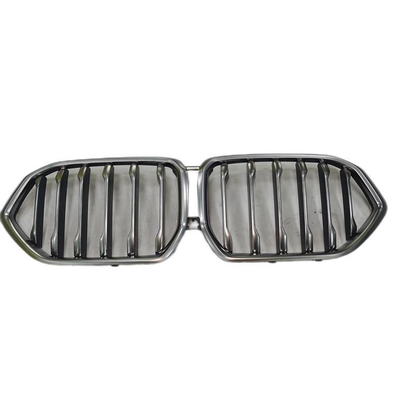 Custom Auto Matte Black Single Slat Design Front Bumper Mesh Radiator Grille Car Front Grille for BMW X6 G06 2020,www.hongyangcorp.com,Custom Auto Matte Black Single Slat Design Front Bumper Mesh Radiator Grille Car Front Grille for BMW X6 G06 2020