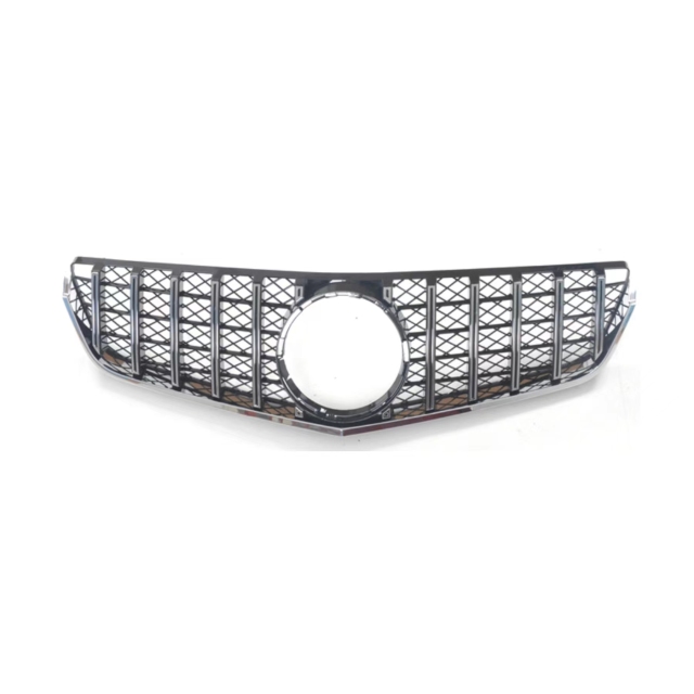 Car Exterior Accessories Bumper Grille for Mercedes Benz E Class W207 2014-2016 Diamond GTR Style Black Silver,www.hongyangcorp.com,Car Exterior Accessories Bumper Grille for Mercedes Benz E Class W207 2014-2016 Diamond GTR Style Black Silver