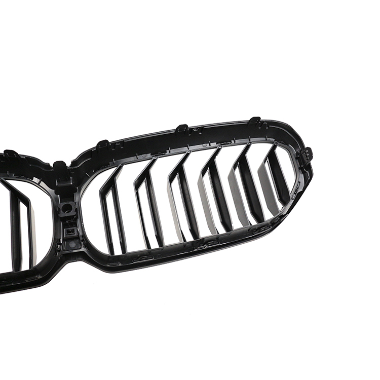 China Matte Black Dual Slat Decorative Front Bumper Mesh Radiator Grille Car Front Grille Fit for BMW Series 5 G30 2020,www.hongyangcorp.com,China Matte Black Dual Slat Decorative Front Bumper Mesh Radiator Grille Car Front Grille Fit for BMW Series 5 G30 2020