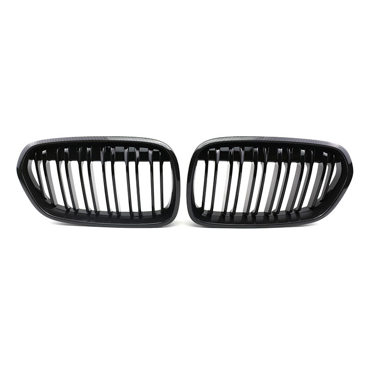 Gloss Car Spare Parts Double Single Slat Gloss Matte Black M Color Carbon Look Front Grille for BMW 1 Series F52 2016-IN MP 2020