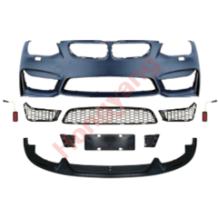 Car Body Kit Front Bumper Assy for BMW 3Series E92 Modified to M4 2006-2009 All Mesh Style