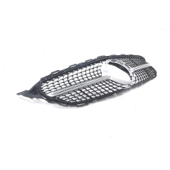 Wholesale Car Accessories Diamond Black/Silver  Mesh Car Front Grille for Mercedes Benz Class C W205 2019-IN,www.hongyangcorp.com,Wholesale Car Accessories Diamond Black/Silver  Mesh Car Front Grille for Mercedes Benz Class C W205 2019-IN