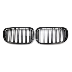 Double Slat Gloss Black