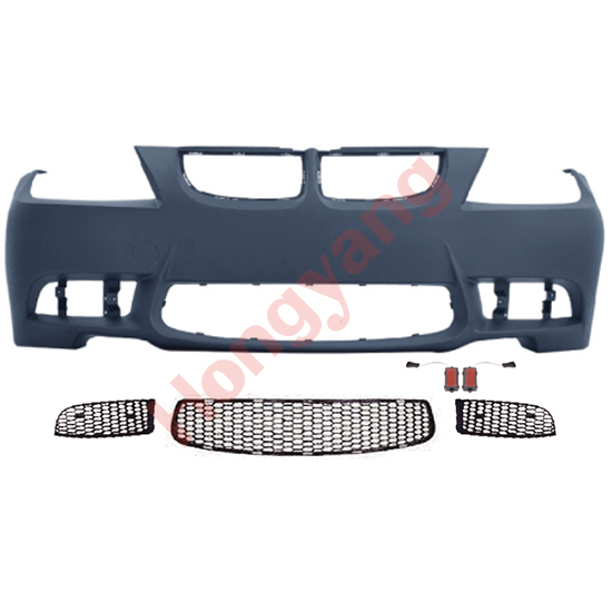 Car Body Kit Front Bumper Assy for BMW 3Series E90 Modified to M3 2005-2008 All Mesh Style