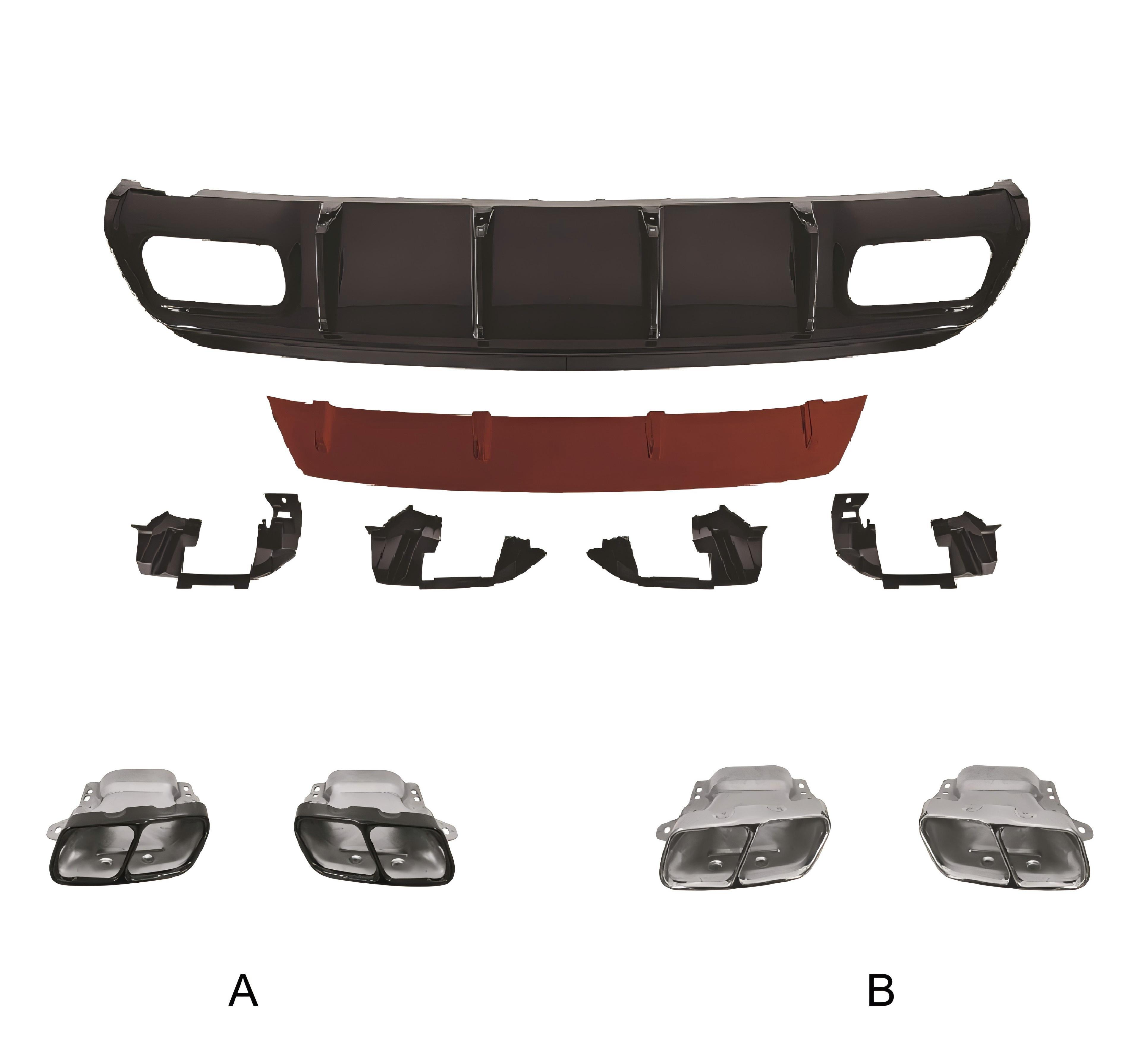 Car Body Kit Rear Bumper Rear Diffuser for Mercedes Benz Class a W176 Upgrade to AMG45 2013-2018 Rear Diffuser,www.hongyangcorp.com,Car Body Kit Rear Bumper Rear Diffuser for Mercedes Benz Class a W176 Upgrade to AMG45 2013-2018 Rear Diffuser