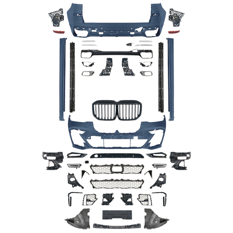 Car Auto Spare Parts Front Bumper Assy Grille Front Lip Spoiler Bodykit for BMW X7 Series G07 Modified to M-Tech 2019-2022,www.hongyangcorp.com,Car Auto Spare Parts Front Bumper Assy Grille Front Lip Spoiler Bodykit for BMW X7 Series G07 Modified to M-Tech 2019-2022