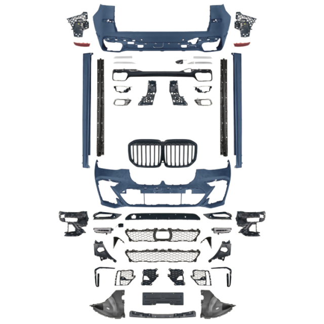 Car Auto Spare Parts Front Bumper Assy Grille Front Lip Spoiler Bodykit for BMW X7 Series G07 Modified to M-Tech 2019-2022,www.hongyangcorp.com,Car Auto Spare Parts Front Bumper Assy Grille Front Lip Spoiler Bodykit for BMW X7 Series G07 Modified to M-Tech 2019-2022