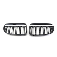 Hot Sale Car Decorations Gloss Black Dual Slat Front Bumper Mesh Grille Guard Car Front Grille Fit for BMW E90 2005-2011,www.hongyangcorp.com,Hot Sale Car Decorations Gloss Black Dual Slat Front Bumper Mesh Grille Guard Car Front Grille Fit for BMW E90 2005-2011