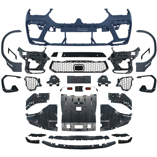 Car Auto Spare Parts Front Bumper Assy Grille Bodykit for BMW X6 Series G06 Modified to X6M 2020-2022,www.hongyangcorp.com,Car Auto Spare Parts Front Bumper Assy Grille Bodykit for BMW X6 Series G06 Modified to X6M 2020-2022