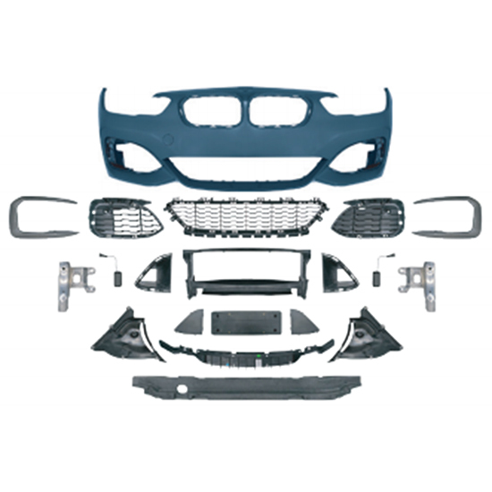 Vehicle Spare Parts Car Bodykit Front Bumper Assy for BMW 1 Series F20 Modified to M-Tech 2015-2018 All Mesh Style,www.hongyangcorp.com,Vehicle Spare Parts Car Bodykit Front Bumper Assy for BMW 1 Series F20 Modified to M-Tech 2015-2018 All Mesh Style