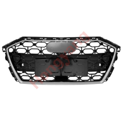 Car Auto Spare Parts Bodykit Grille for Audi A3 Upgrade to RS3 Silver Front Bumper Bright Black Honeycomb 2021 2022 2023,www.hongyangcorp.com,Car Auto Spare Parts Bodykit Grille for Audi A3 Upgrade to RS3 Silver Front Bumper Bright Black Honeycomb 2021 2022 2023
