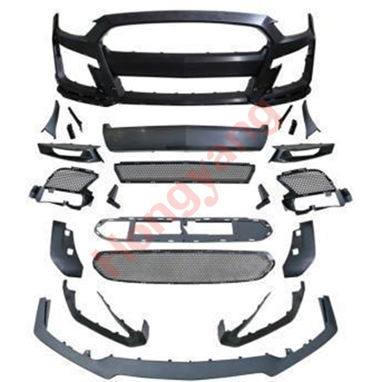 Car Auto Spare Parts Front Bumper Assy Grille Bodykit for FORD MUSTANG GT500 2015 2016 2017