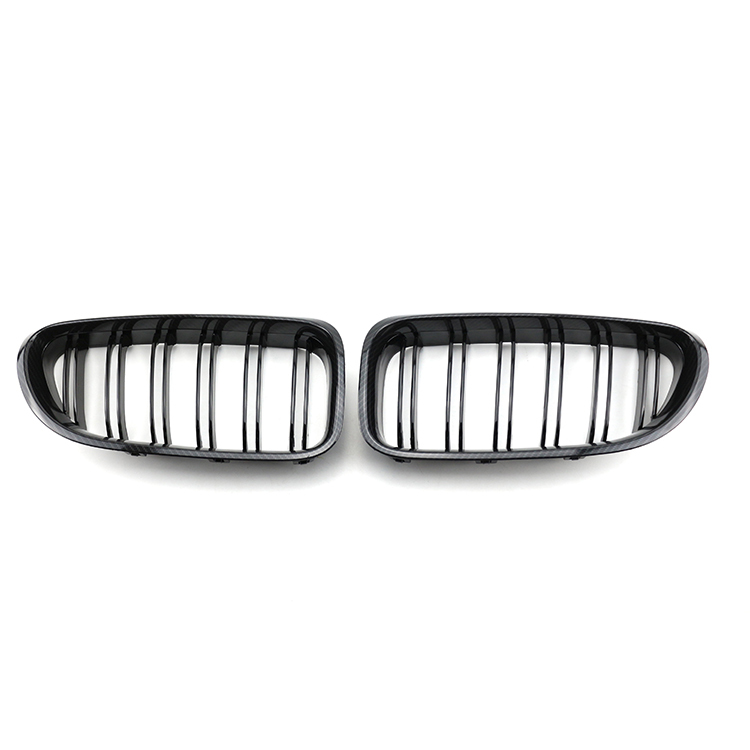 Facelift Kit Modification Auto Front Bumper for BMW 6 Series F12 F06 Double Slat Carbon Look Good Quality