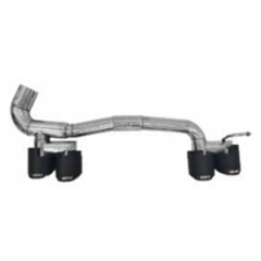 Car Body Kit Rear Exhaust Pipe for BMW F30 F35 Modified to M3 2013-2015 Carbon Fiber&Stainless Steel for Single Interface