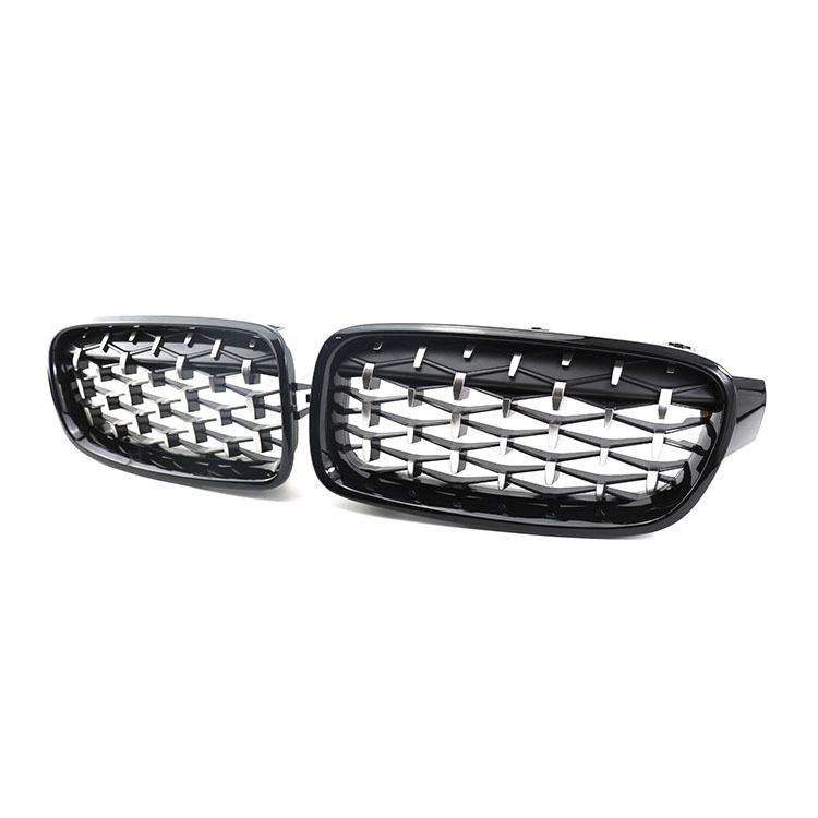 Car Grill Mesh Diamond All Black Chrome Frame With Black Chrome Point Car Front Grill for BMW 3 Series F30/F35 2012-IN 2022,www.hongyangcorp.com,Car Grill Mesh Diamond All Black Chrome Frame With Black Chrome Point Car Front Grill for BMW 3 Series F30/F35 2012-IN 2022
