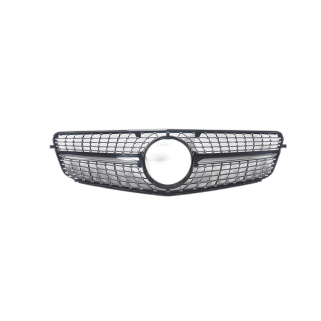Auto Bumper Car Exterior Accessories Diamond GTR Black/Silver Front Grille for Mercedes Benz Class C W204 2007-2014,www.hongyangcorp.com,Auto Bumper Car Exterior Accessories Diamond GTR Black/Silver Front Grille for Mercedes Benz Class C W204 2007-2014