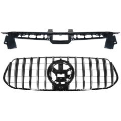 Car Body Kits Front Bumper Grille for Mercedes Benz Class GLE W167/C167 2020-2024 Upgrade to GT-R 2024+ Grille Silver 2020-2024,www.hongyangcorp.com,Car Body Kits Front Bumper Grille for Mercedes Benz Class GLE W167/C167 2020-2024 Upgrade to GT-R 2024+ Grille Silver 2020-2024